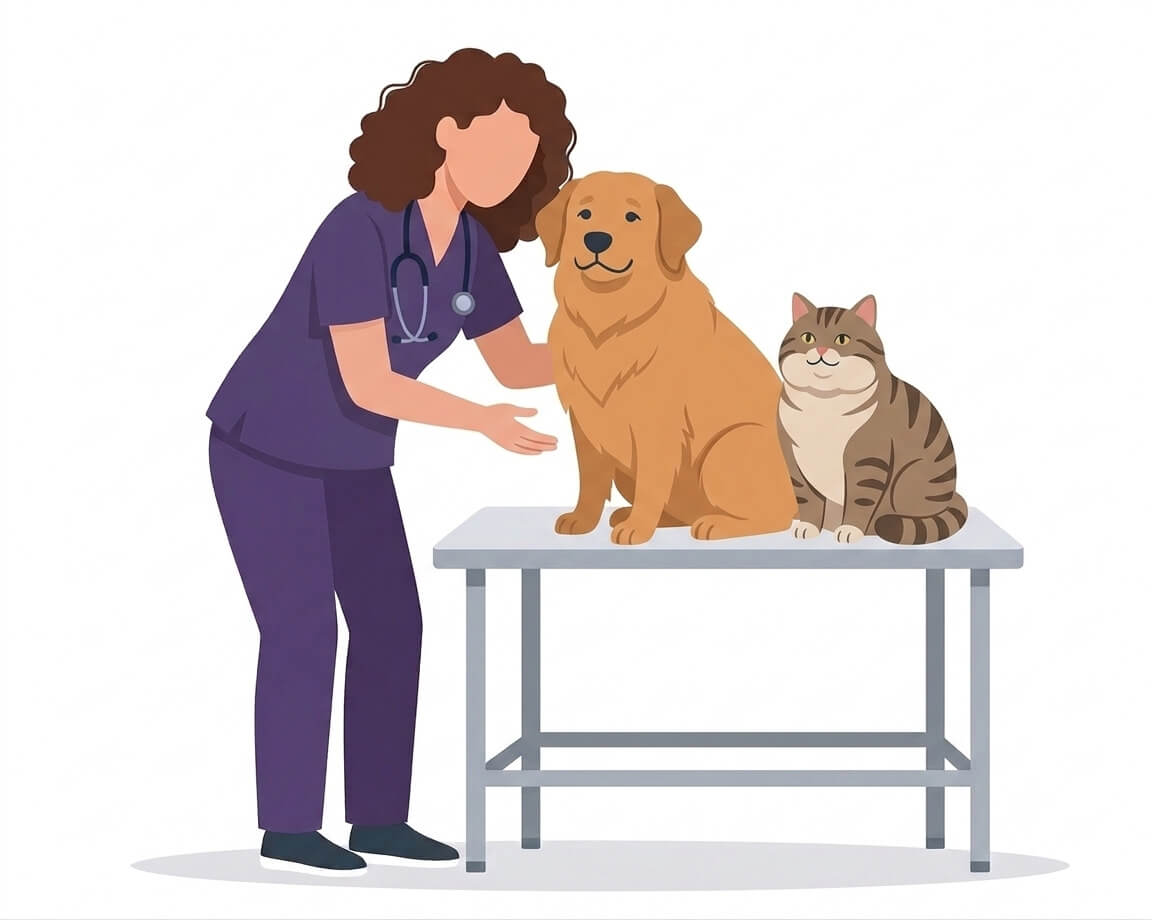 Sobrepeso y obesidad en perros y gatos: cómo saberlo y qué hacer